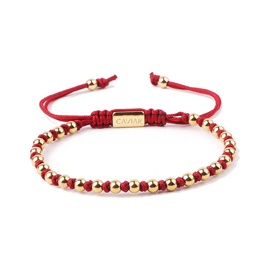 THE SOIRÉE BRACELET · CAV-019-RED-GLD