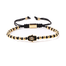 Afbeelding in Gallery-weergave laden, THE ICON BRACELET · CAV-002-BLK-GLD