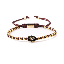 Afbeelding in Gallery-weergave laden, THE ICON BRACELET · CAV-002-DBR-GLD