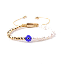 Afbeelding in Gallery-weergave laden, THE CONTRASTE BRACELET · CAV-010-BLU-GLD