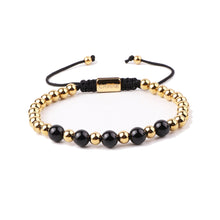 Afbeelding in Gallery-weergave laden, THE MINUIT BRACELET · CAV-014-BLK-GLD