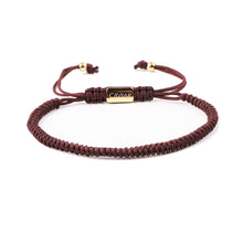 Afbeelding in Gallery-weergave laden, THE CORDON BRACELET · CAV-017-DBR-GLD