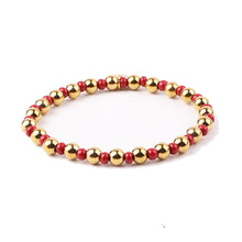 Afbeelding in Gallery-weergave laden, THE CRISTAL BRACELET · CAV-018-RED-GLD