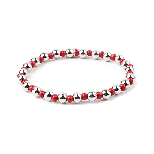 THE CRISTAL BRACELET · CAV-018-RED-SLV