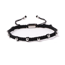Afbeelding in Gallery-weergave laden, THE PAVÉ BRACELET · CAV-021-BLK-SLV