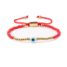 Afbeelding in Gallery-weergave laden, THE OEIL BRACELET · CAV-030-RED-GLD