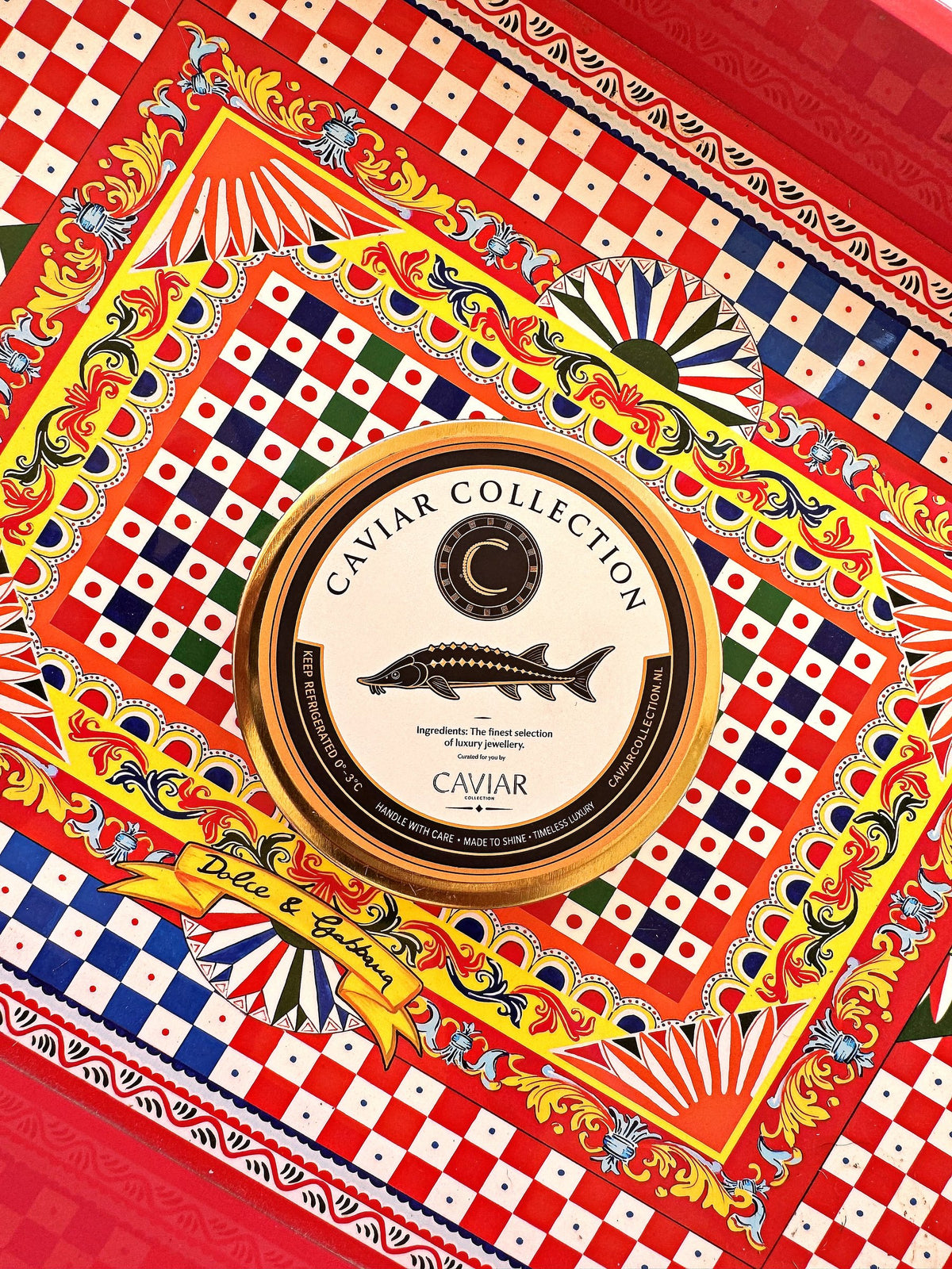 De Caviar Box op een Siciliaans patroon
