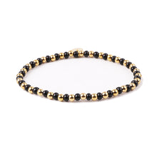 Afbeelding in Gallery-weergave laden, THE ESSENTIEL BRACELET · CAV-009-BLK-GLD