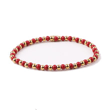 Afbeelding in Gallery-weergave laden, THE ESSENTIEL BRACELET · CAV-009-RED-GLD