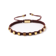 Afbeelding in Gallery-weergave laden, THE RIVET BRACELET · CAV-020-DBR-GLD