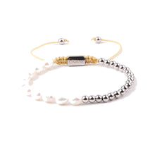 Afbeelding in Gallery-weergave laden, THE NACRE BRACELET · CAV-011-PRL-SLV