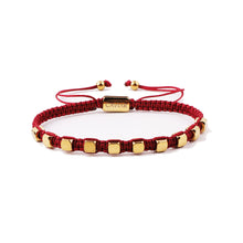 Afbeelding in Gallery-weergave laden, THE RIVET BRACELET · CAV-020-RED-GLD